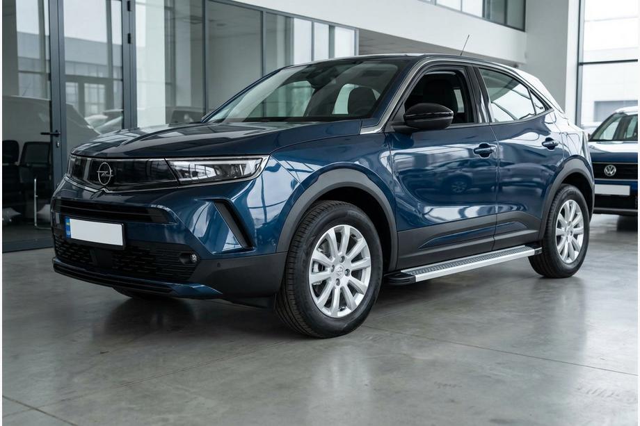 Opel Mokka 2021- гг. Боковые Подножки Maya V2 (2 шт., Алюминий) Image