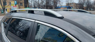 Nissan X-trail T32/Rogue 2014-2021 гг. Рейлинги Skyport GREY фото 1