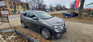 Nissan X-trail T32/Rogue 2014-2021 гг. Рейлинги Skyport GREY фото 10
