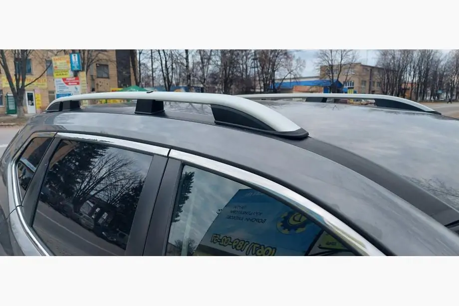 Nissan X-trail T32/Rogue 2014-2021 гг. Рейлинги Skyport GREY