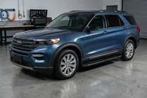 Ford Explorer 2019- гг. Боковые пороги Bosphorus Black (2 шт., алюминий) фото 1