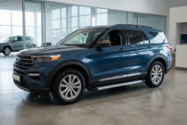 Ford Explorer 2019- гг. Боковые Подножки Maya V2 (2 шт., Алюминий) фото 1