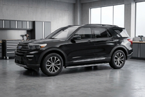Ford Explorer 2019- гг. Боковые Подножки Maydos V1 (2 шт., Алюминий) фото 1