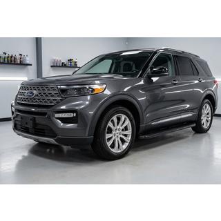 Боковые Подножки Tayga Black (2 шт., Алюминий) Ford Explorer 2019- гг. фото 1