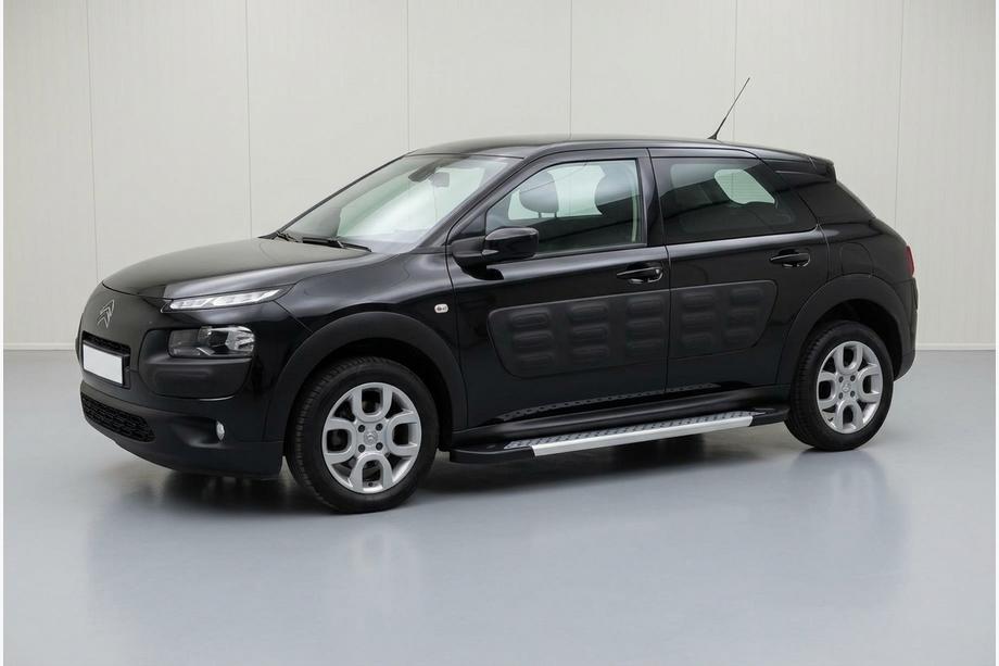 Citroen Cactus 2014-2020 гг. Боковые Подножки Vision New Grey (2 шт., Алюминий) Фото 1
