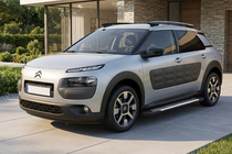 Citroen Cactus 2014-2020 гг. Боковые Подножки Line (2 шт., Алюминий) фото 1
