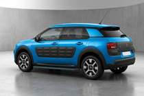 Citroen Cactus 2014-2020 гг. Боковые Подножки Maya Blue (2 шт., Алюминий) фото 1