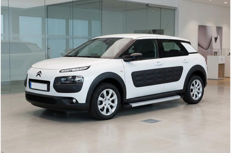 Citroen Cactus 2014-2020 гг. Боковые Подножки Maya V2 (2 шт., Алюминий) Image