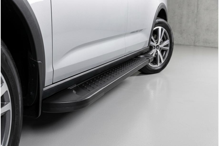 Volkswagen Caddy 2020- гг. Боковые Подножки Allmond Black (2 шт., Алюминий) Фото 1