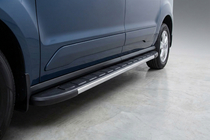 Volkswagen Caddy 2020- гг. Боковые Подножки Duru (2 шт., Алюминий) фото 1