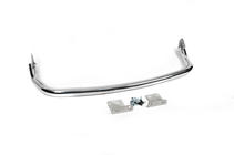 Hyundai Santa Fe 2 2006-2012 гг. Задняя защита AK005 (2 шт, нержавейка) фото 3