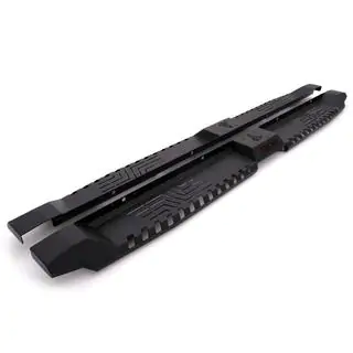 Боковые пороги Dakar V1 без LED (2 шт, металл) фото 1