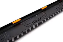 Volkswagen Amarok 2010-2022 гг. Боковые пороги Dakar V1 с LED (2 шт, металл) фото 4