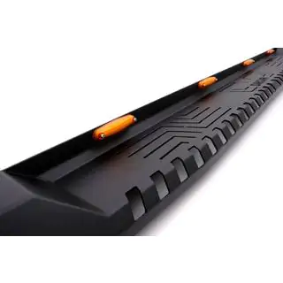 Боковые пороги Dakar V1 с LED (2 шт, металл) фото 3