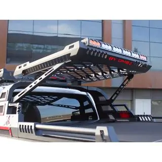 Багажная корзина на Роллбар Dakar 100x100см Volkswagen Amarok 2010-2022 гг. фото 4