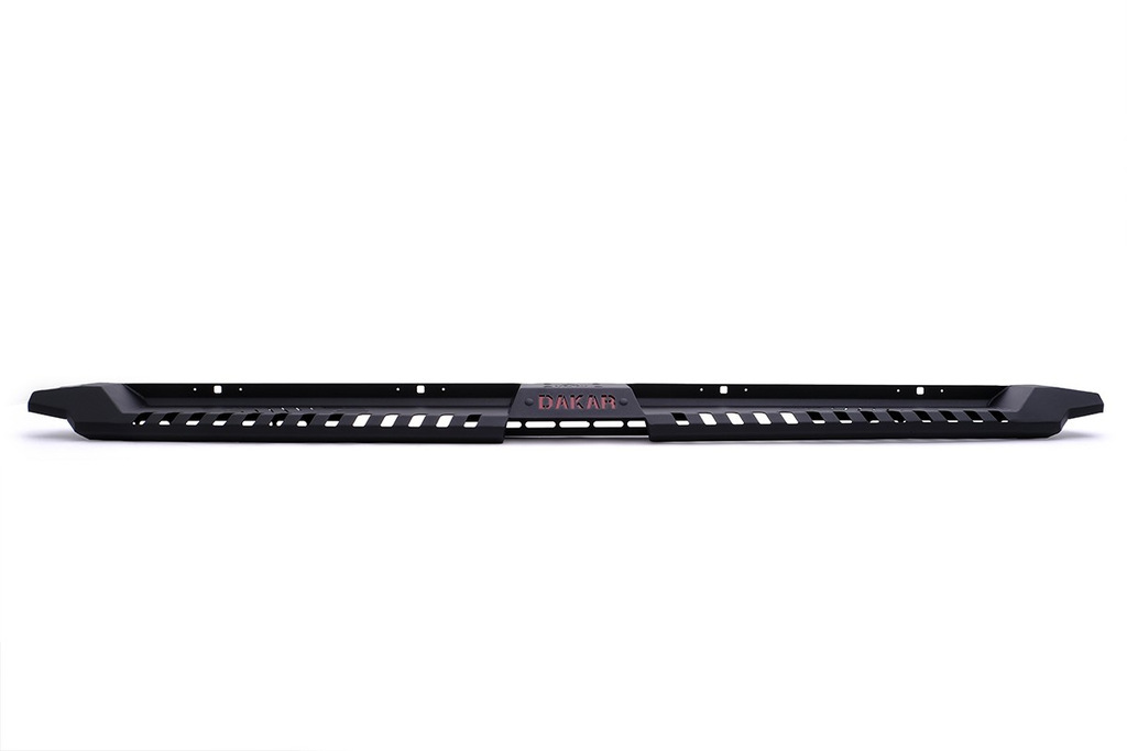 Боковые пороги Dakar V2 без LED (2 шт, металл) для Isuzu D-Max 2011-2019 рр - фото 3