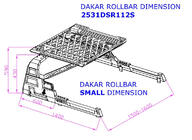 Роллбар с корзиной Dakar (под роллеты) фото 5