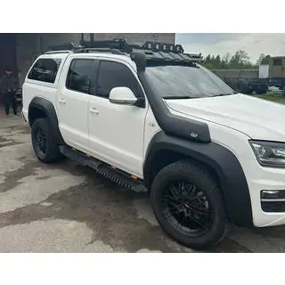 Козырек лобового стекла под багажник DAKAR (LED) SsangYong Musso ІІ 2018- гг. фото 4