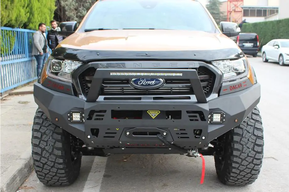 Ford Ranger 2011–2022 гг. Передний бампер с защитой картера Dakar (2015-2022)