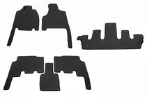 Chrysler Voyager 2001-2007 гг. Коврики (3 ряда, EVA, черные) фото 13