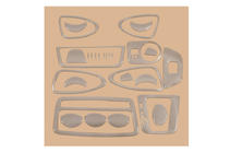 Накладки на панель приборов (Meric, Турция) фото 1