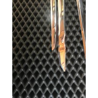 РАСПРОДАЖА! Накладки на дверные молдинги из нержавейки Mercedes C-class W204 2007-2015 гг. фото 4