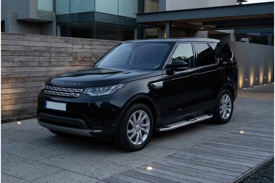 Land Rover Discovery V 2017- гг. Боковые Подножки Mevsim Grey (2 шт., Алюминий) Фото 1