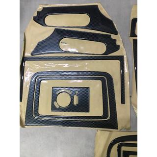 Накладки на панель, малый комплект (2004-2006, карбон) Mercedes Vito W639 2004-2014 гг. фото 2