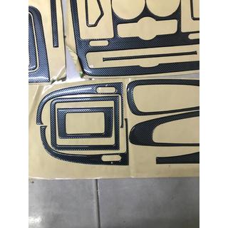 Накладки на панель, малый комплект (2004-2006, карбон) Mercedes Vito W639 2004-2014 гг. фото 4