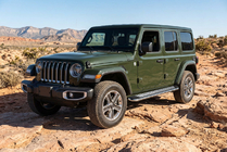Jeep Wrangler 2018- гг. Боковые Подножки Maydos V2 (2 шт., Алюминий) фото 1