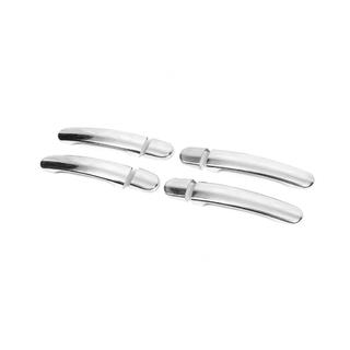 Распродажа! Накладки на ручки без отверстия (4 шт, нержавейка) Volkswagen Golf 4 1997-2006 гг. фото 2