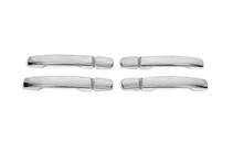 Nissan Qashqai 2007-2010 гг. Распродажа! Накладки на ручки без отверстия под ключ (4 шт, нержавейка) фото 1