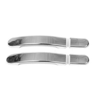 Распродажа! Накладки на ручки без отверстия под ключ (2 шт, нержавейка) Ford Fiesta 2002-2008 гг.