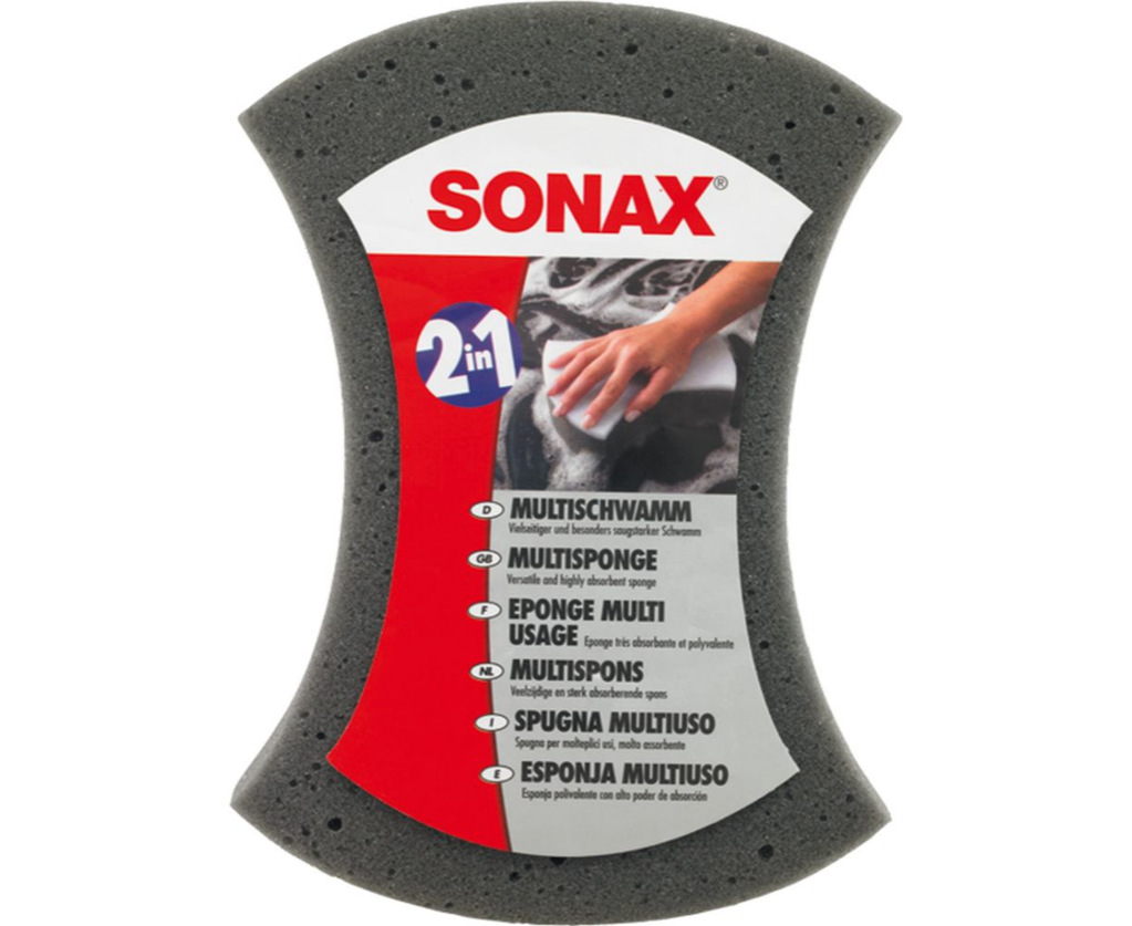 Sonax Двусторонняя губка для мойки авто профессиональная - фото 1