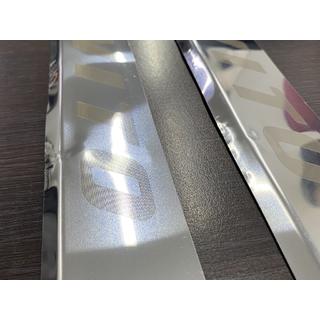 РАСПРОДАЖА! Накладки на пороги Carmos (2 шт., нержавеющая сталь) Mercedes Vito W639 2004-2014 гг. фото 4