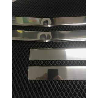 РАСПРОДАЖА! Накладки на дверные пороги Carmos нержавейка (4 шт) Mercedes E-сlass W124 1984-1997 гг. фото 2