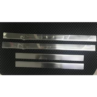 РАСПРОДАЖА! Накладки на дверные пороги Carmos нержавейка (4 шт) Mercedes E-сlass W124 1984-1997 гг. фото 1