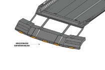Volkswagen Amarok 2010-2022 гг. Козырек лобового стекла под багажник DAKAR (LED) фото 7