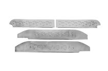 Накладки на внутренние пороги Carmos V2 нержавейка фото 2