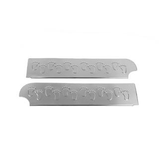 Накладки на внутренние пороги Carmos (2 шт) Mercedes Vito W639 2004-2014 гг. фото 1