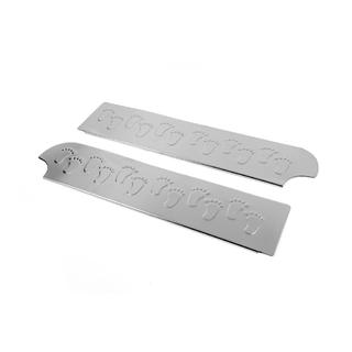 Накладки на внутренние пороги Carmos (2 шт) Mercedes Vito W639 2004-2014 гг. фото 2