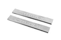 Citroen C-5 2008-2017 гг. Накладки на пороги Carmos V3 (2 шт, нержавейка) фото 1