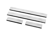 Renault Duster 2008-2017 гг. Накладки на пороги Carmos V3 (4 шт, нержавейка) фото 1