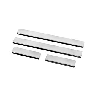 Накладки на пороги Carmos V3 (4 шт, нержавейка) Renault Duster 2008-2017 гг. фото 1