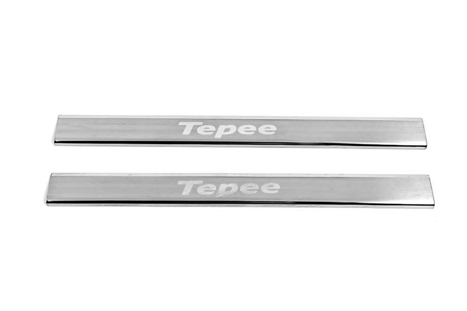 Накладки на пороги Carmos V3 нержавейка Image