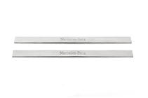 Mercedes E-сlass W124 1984-1997 гг. Накладки на дверные пороги Carmos (2 шт, нержавейка) фото 2