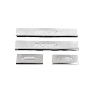 Ford Fiesta 2002-2008 Накладки на дверные пороги Carmos V2