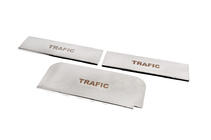 Накладки на пороги Carmos V3 (3 шт, нержавейка) фото 1