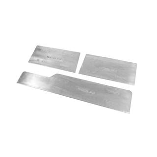 Накладки на внутренние пороги Carmos V2 (3 шт, нержавейка) Mercedes Sprinter W901/902/903/904/905 1995-2006 гг. фото 1