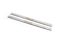 Накладки на пороги Carmos V1 (2 шт, Coupe, нержавейка) фото 2